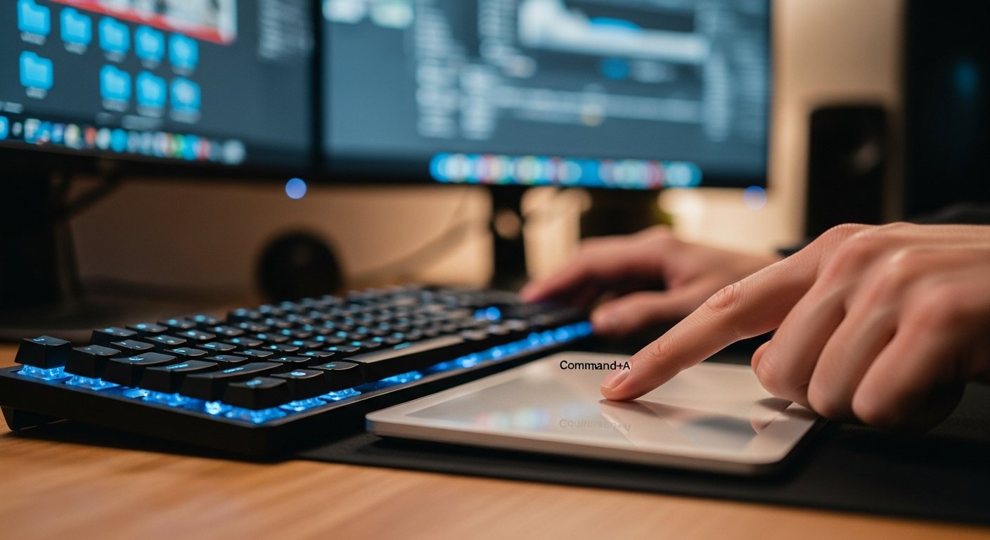 Jak zaznaczyć wszystkie pliki w folderze? Windows i Mac!