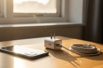 A professional lifestyle shot capturing a minimalist